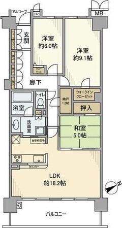 宇野辺駅 徒歩13分 1階の物件間取画像